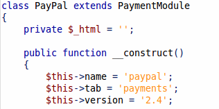 prestashop paypal tab payments
